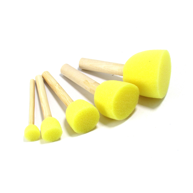 Set of 5 sponge brushes