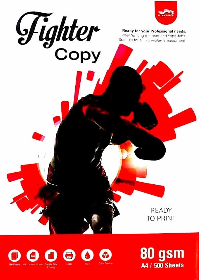 Fighter A4 Copy Paper, 80 g, 500 Sheets