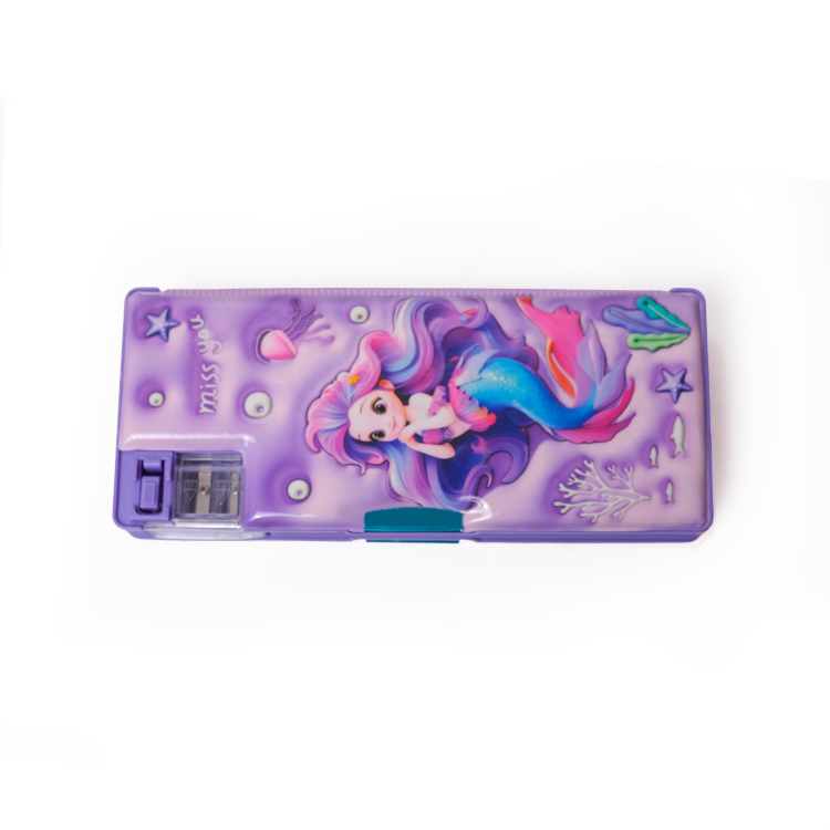 Multi-Function Plastic Pencil Case C-6502-1 .