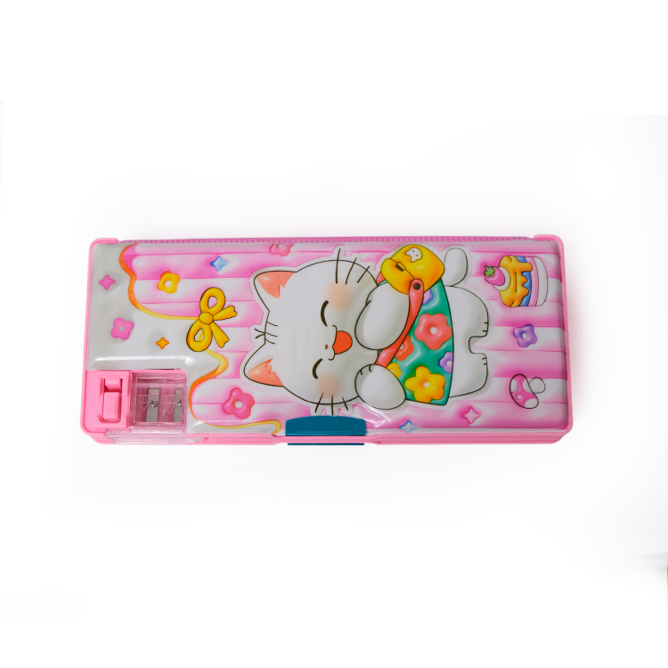 Multi-Function Plastic Pencil Case C-6502-1 .