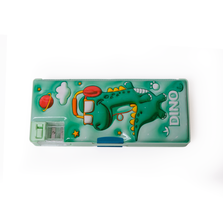 Multi-Function Plastic Pencil Case C-6502-1 .