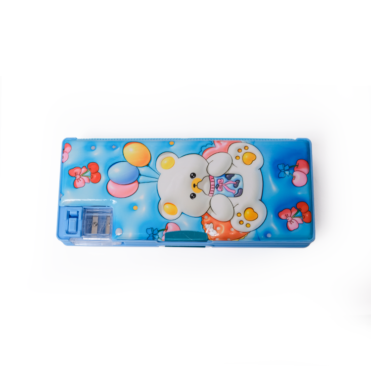 Multi-Function Plastic Pencil Case C-6502-1 .