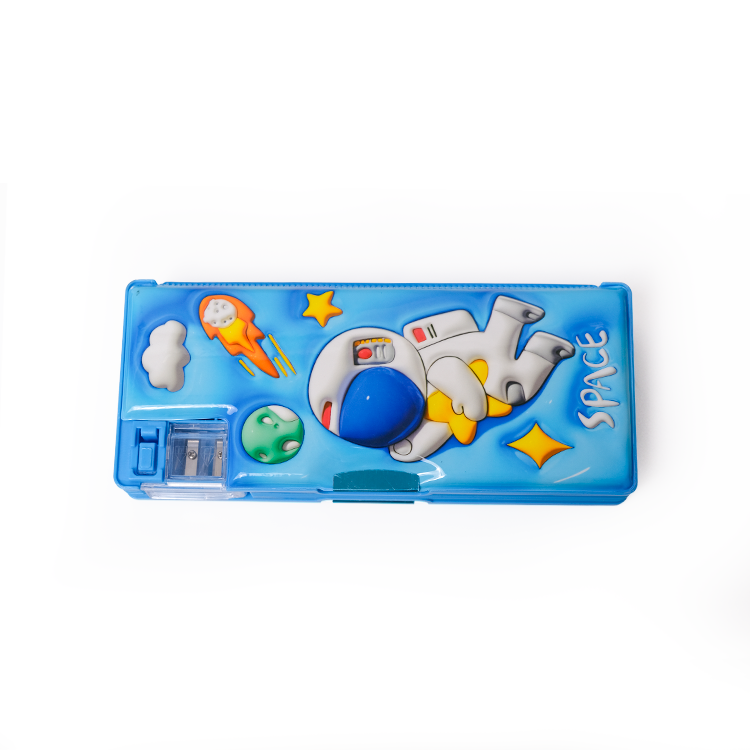 Multi-Function Plastic Pencil Case C-6502-1 .