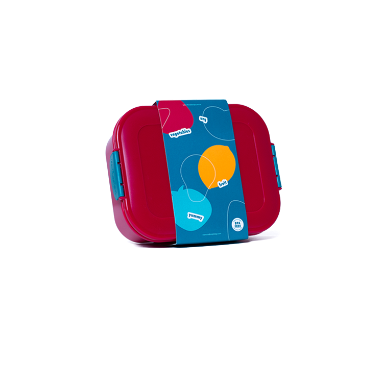 Colorful and practical lunch box 2,1 L.