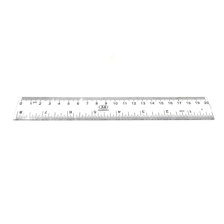 Transparent 20cm ruler-3A