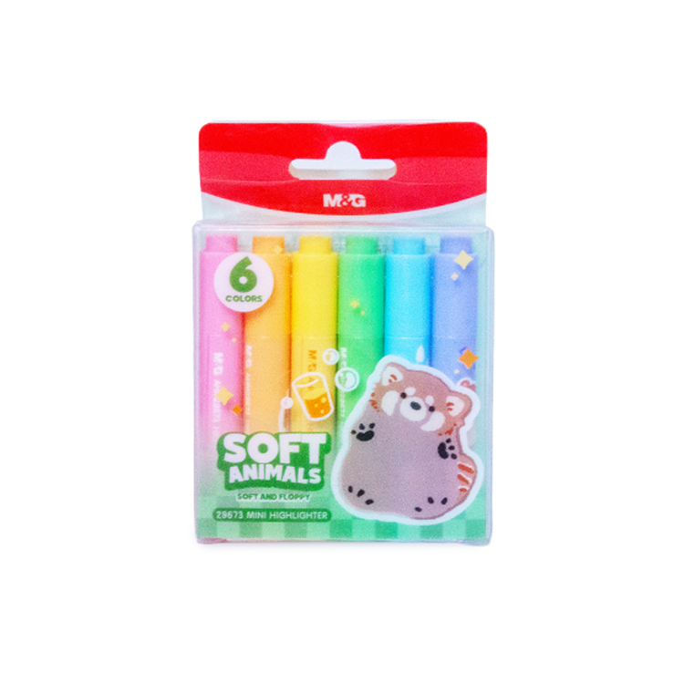 M&G Highlighter Set 6-Short Pens