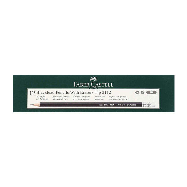 FC 2B Pencil With Eraser No. 2112