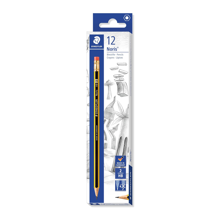 Staedtler NORIS HB Pencil with Eraser 