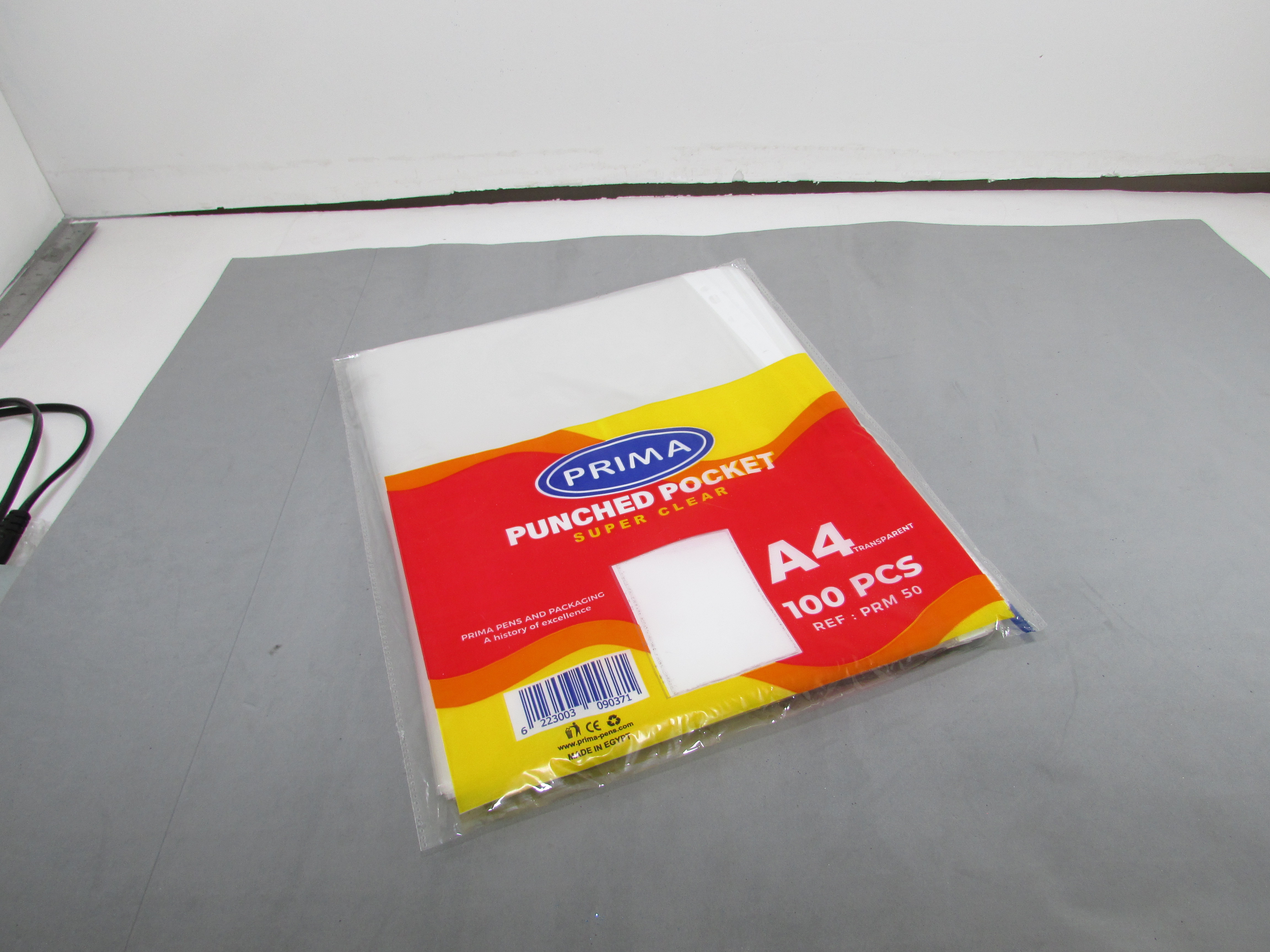Packet of 100 U-Shape clear files- PRIMA