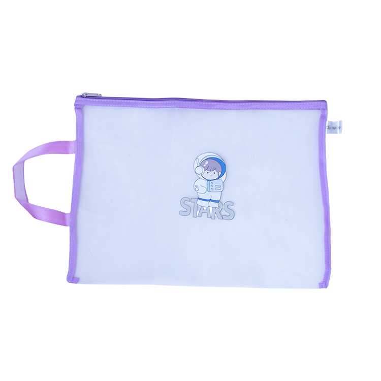 QB746-B4 Zipper File Bag with Handle