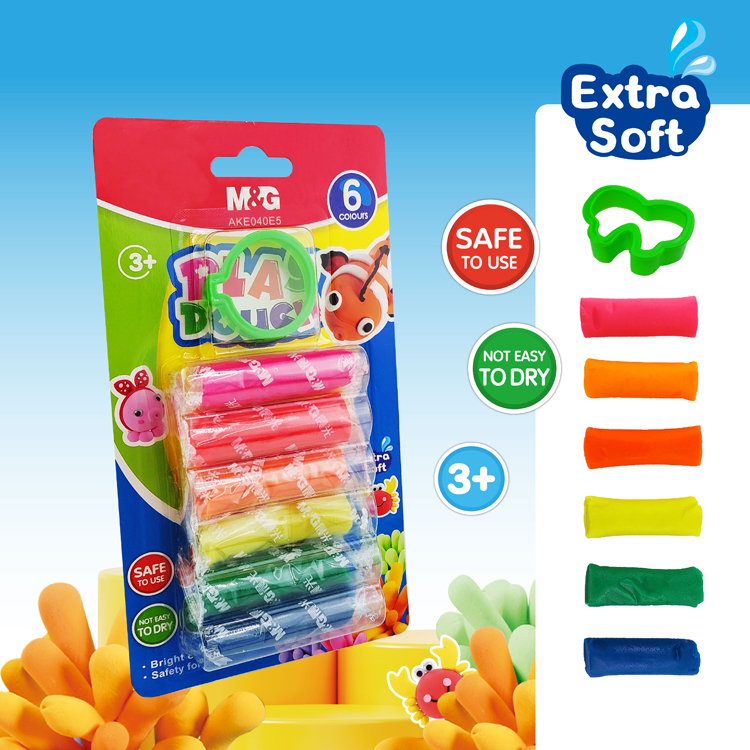 M&G Playdough set for kids 6 colors code AKE040E5