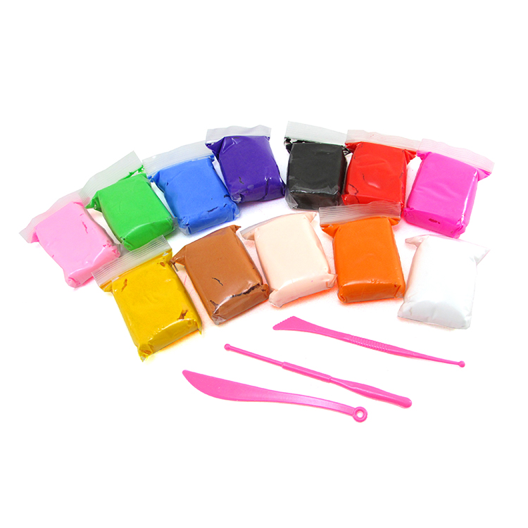 Foam Clay Air dry With 12 colors