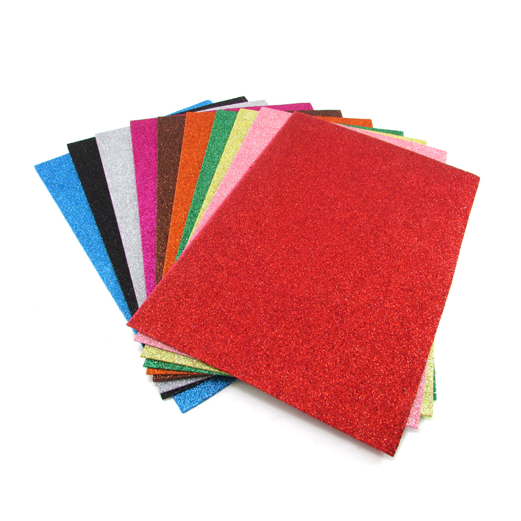 A4 Glitter Foam Sheets Pack of 10- Maden
