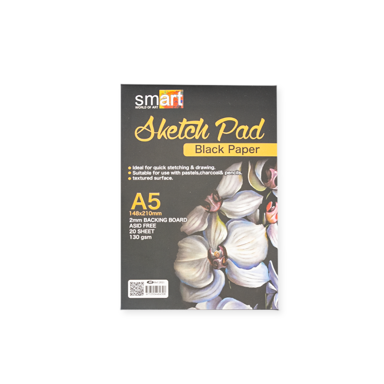 Black sketch 130 gm- 20 papers Smart