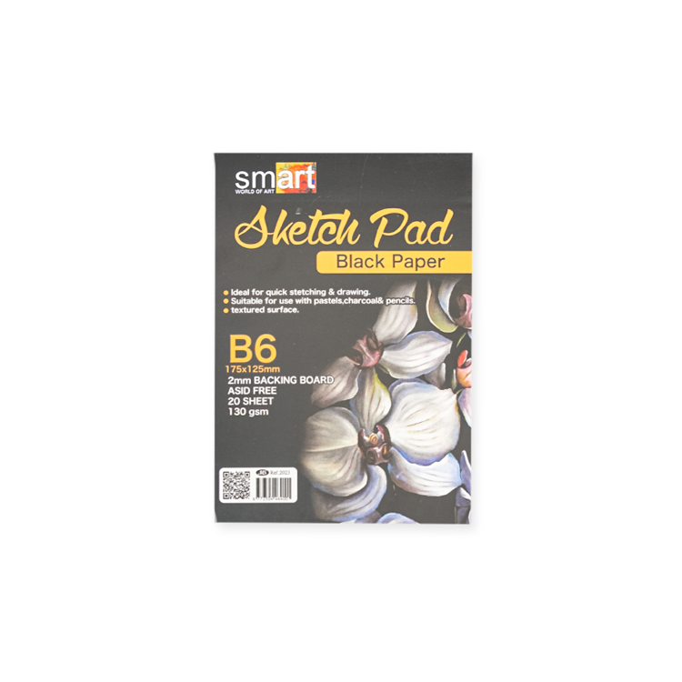 Black sketch 130 gm- 20 papers Smart
