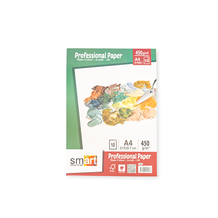 White sketch 450 gm- 10 Rough papers- Smart