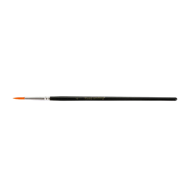 Round brush for watercolors- Keep Smiling
