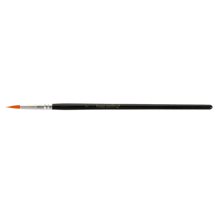 Round brush for watercolors- Keep Smiling