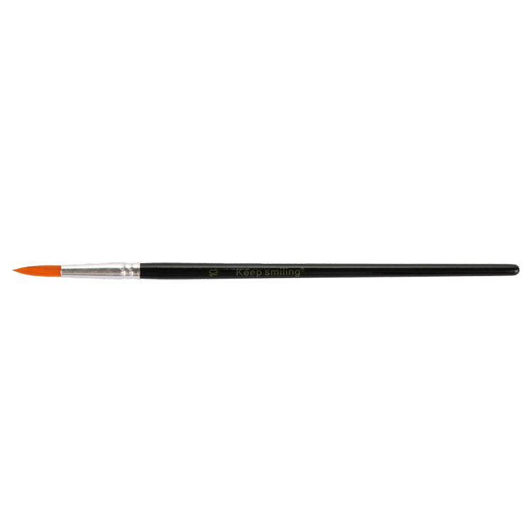Round brush for watercolors- Keep Smiling