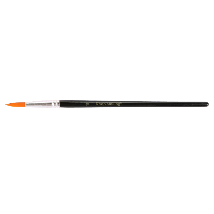 Round brush for watercolors- Keep Smiling