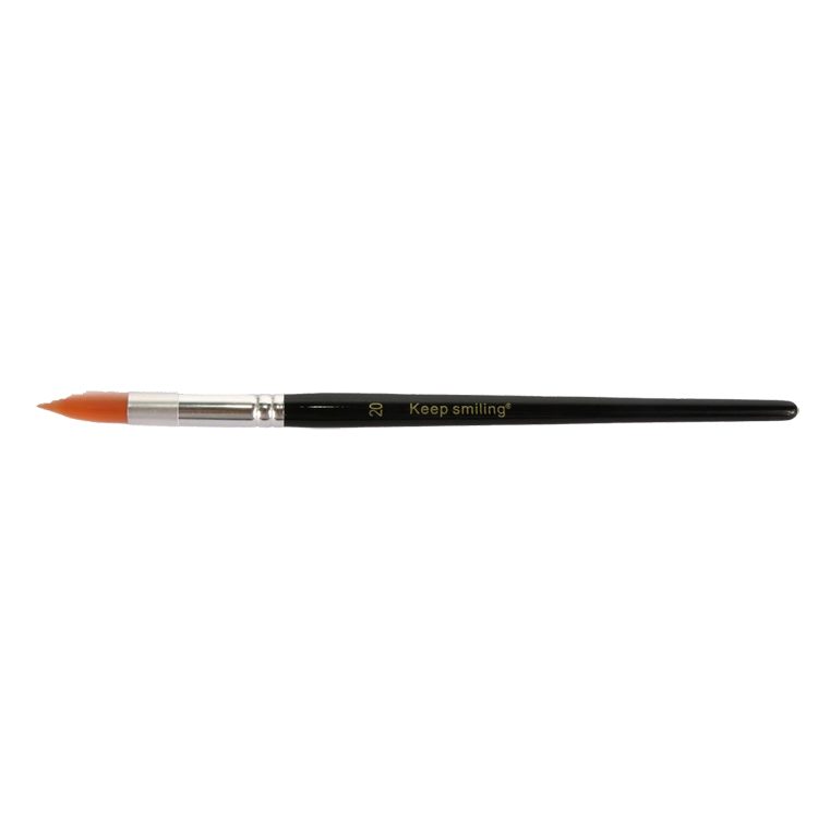 Round brush for watercolors- Keep Smiling