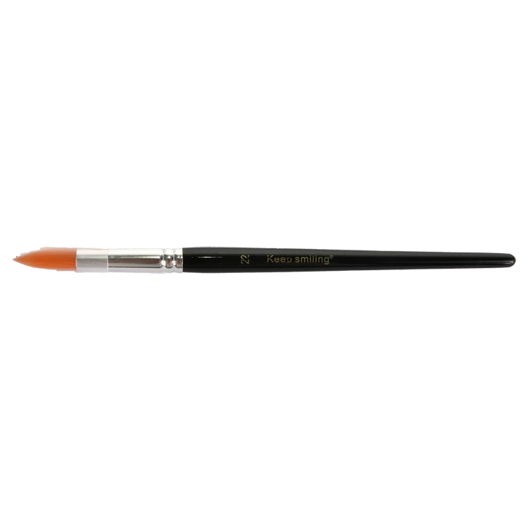 Round brush for watercolors- Keep Smiling