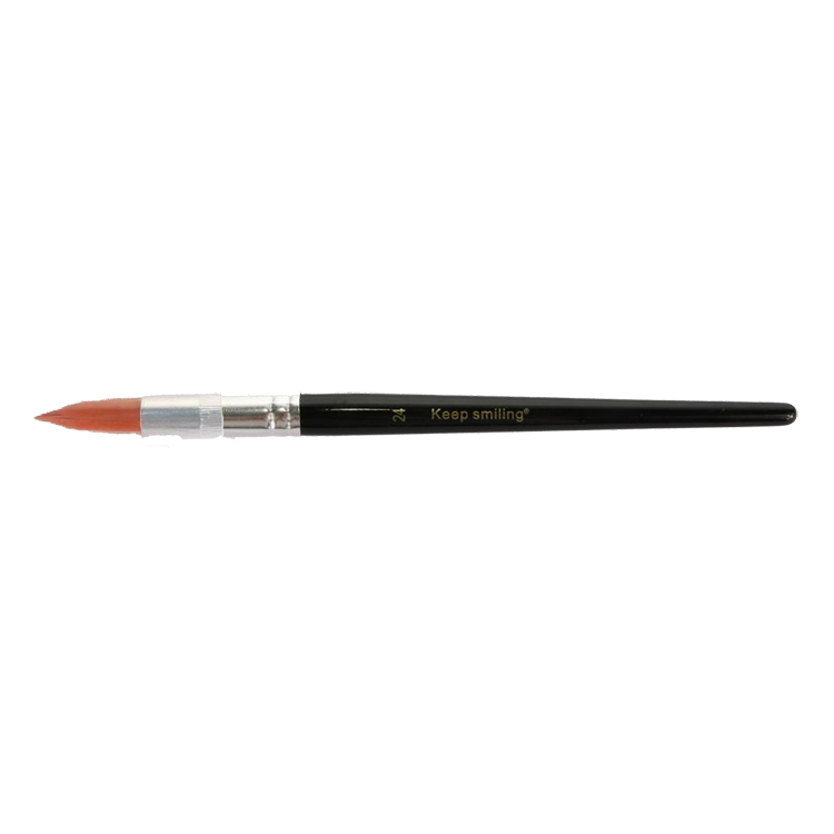 Round brush for watercolors- Keep Smiling