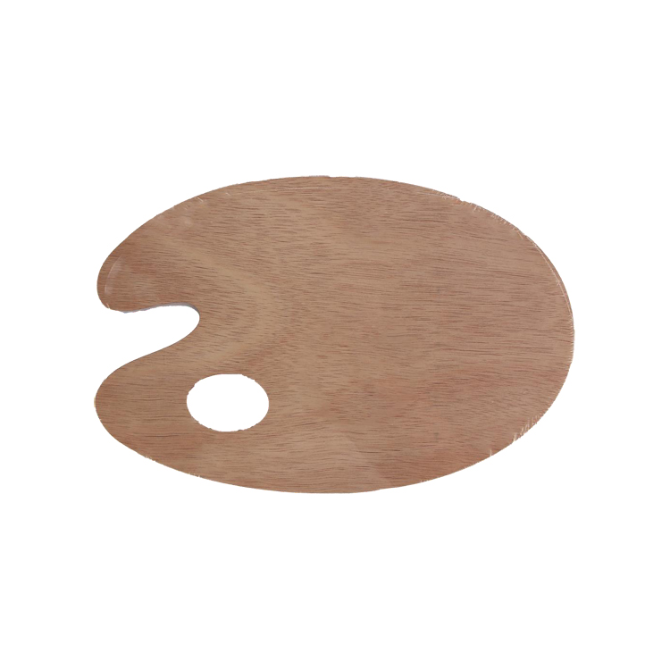 Oval wooden pallet 24*18 cm