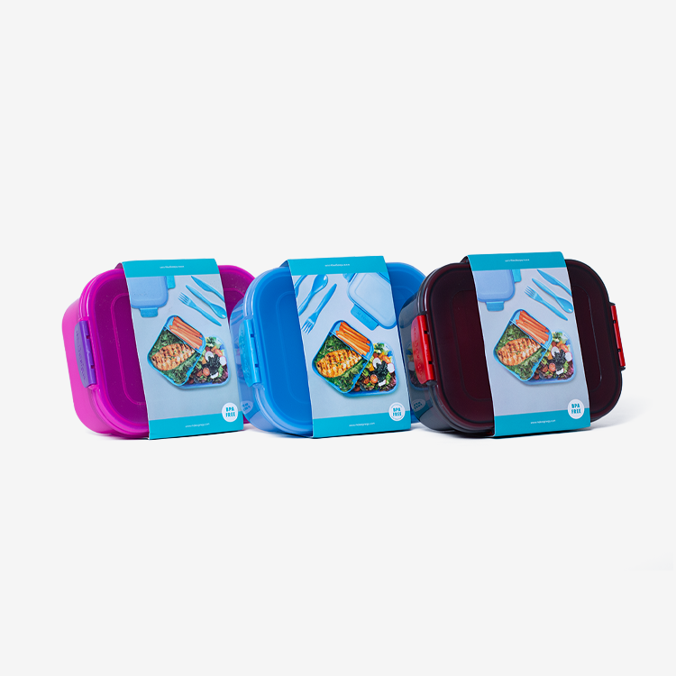 Transparent Clip‑Lock Lunch Box 2.1 L M-DESIGN