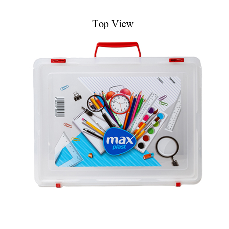 Plastic box for the school's supply list - MAX
