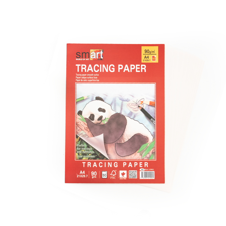 Tracing Paper 90 gm A4- 50 Sheets-Smart
