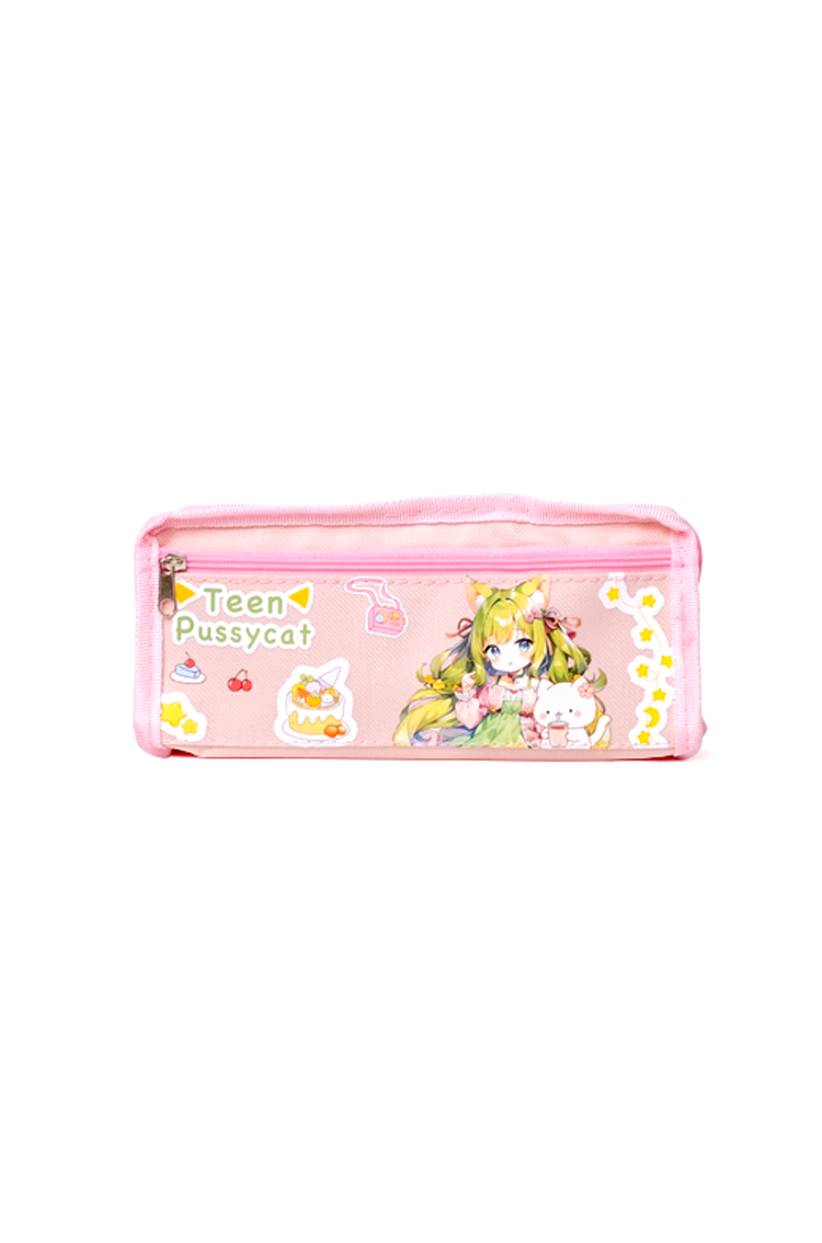 Fabric Pencil Case Teen Pussycat-code 8574