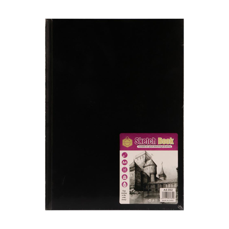 Hard cover A4 sketch book 160 gm- Keep Smiling