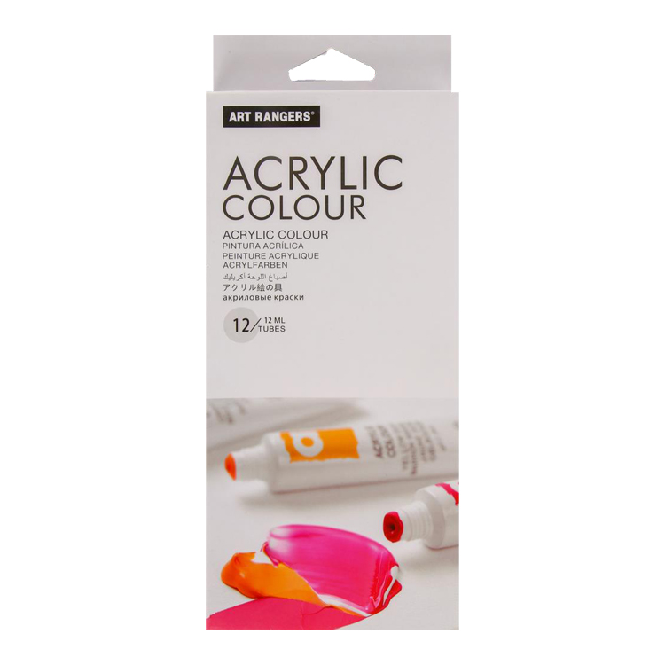 Art Rangers Acrylic 12 tubes set-12mm