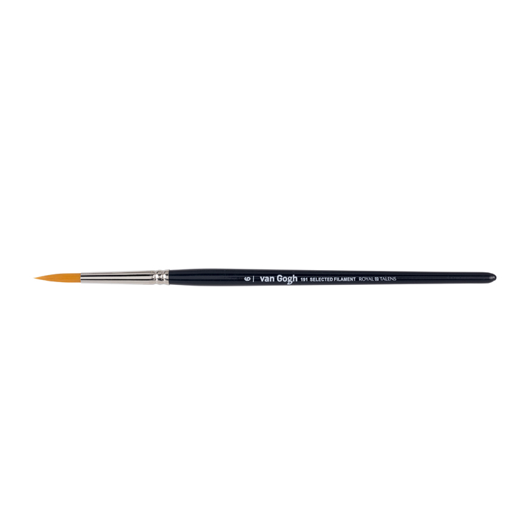 Round brush for watercolors- Keep Smilin...
