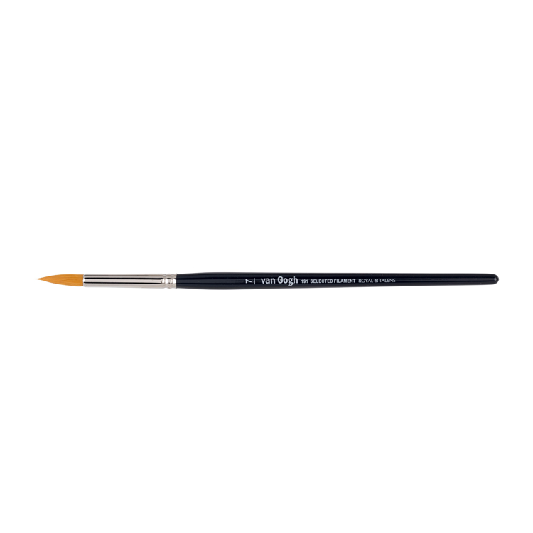 Round brush for watercolors- Keep Smilin...