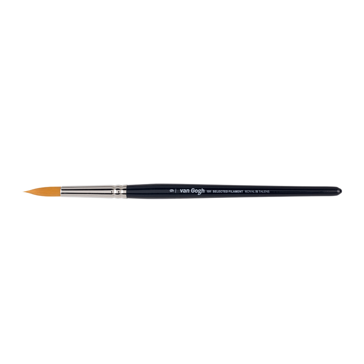 Round brush for watercolors- Keep Smilin...