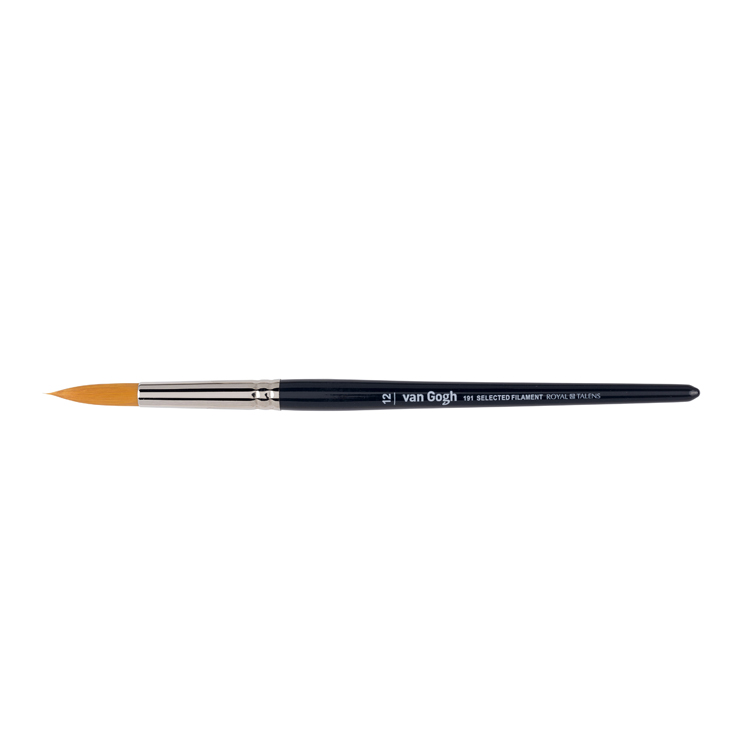 Round brush for watercolors- Keep Smilin...