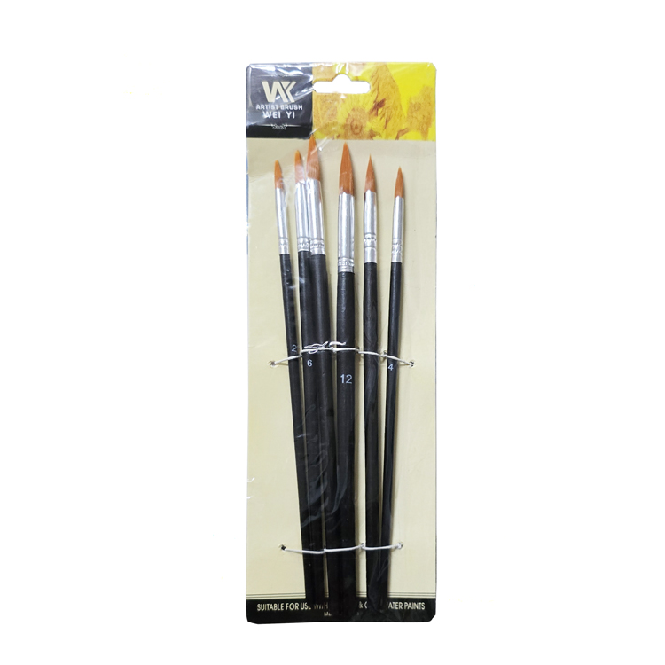 Watercolor brushes set of 6- ARTISTIC BRUSH
