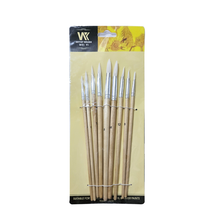 Watercolor brushes set of 9- ARTISTIC BRUSH