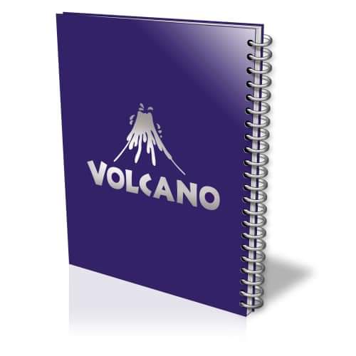 VOLCANO Small wired Lined copybook -EIFFEL