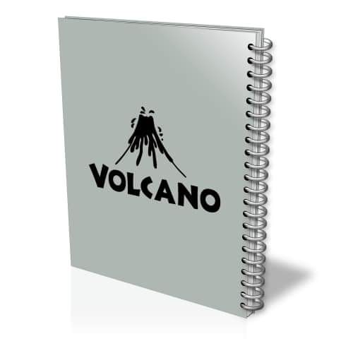 VOLCANO Small wired Lined copybook -EIFFEL