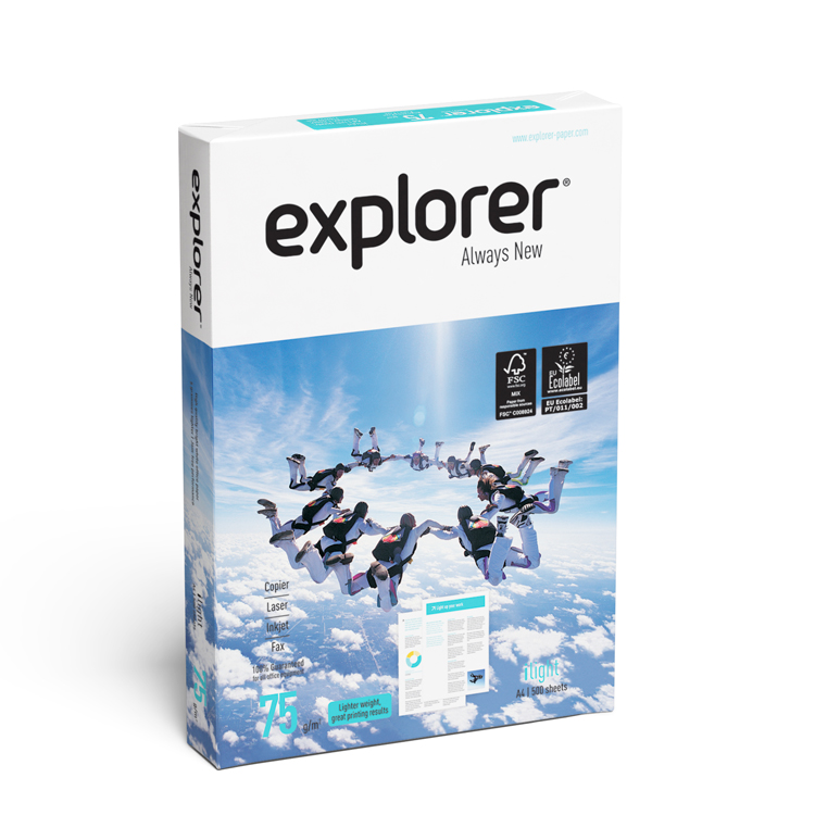 Explorer Navigator A4 Copy Paper, 80 g, 500 Sheets