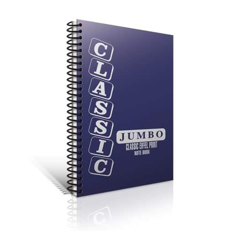 Classic Jumbo lined wired copybook A4 - Eiffel