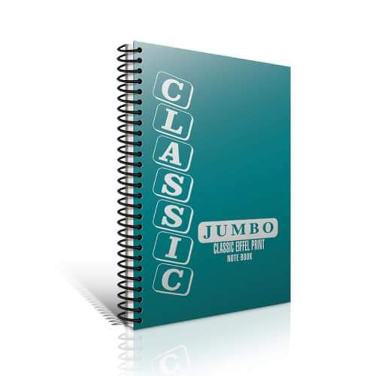 Classic Jumbo lined wired copybook A4 - Eiffel