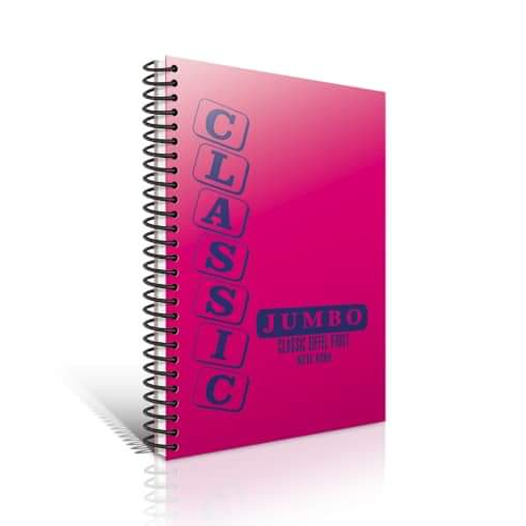Classic Jumbo lined wired copybook A4 - Eiffel