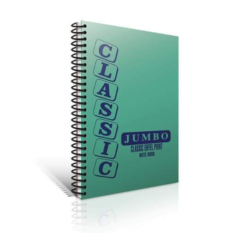Classic Jumbo lined wired copybook A4 - Eiffel