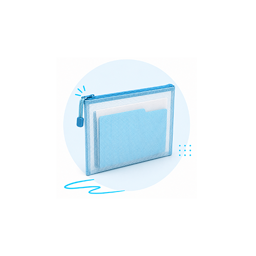 Zipper File Bag