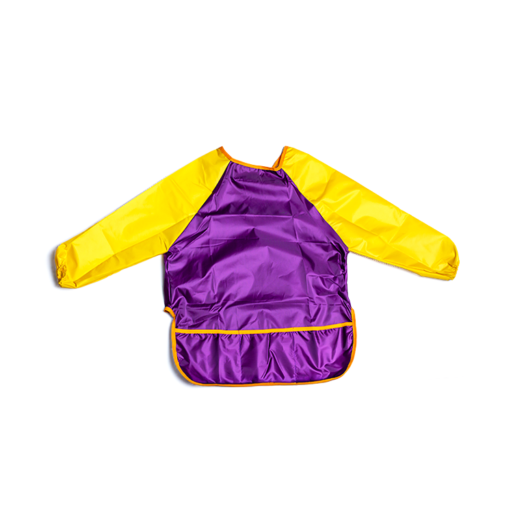Coloring apron with sleeves