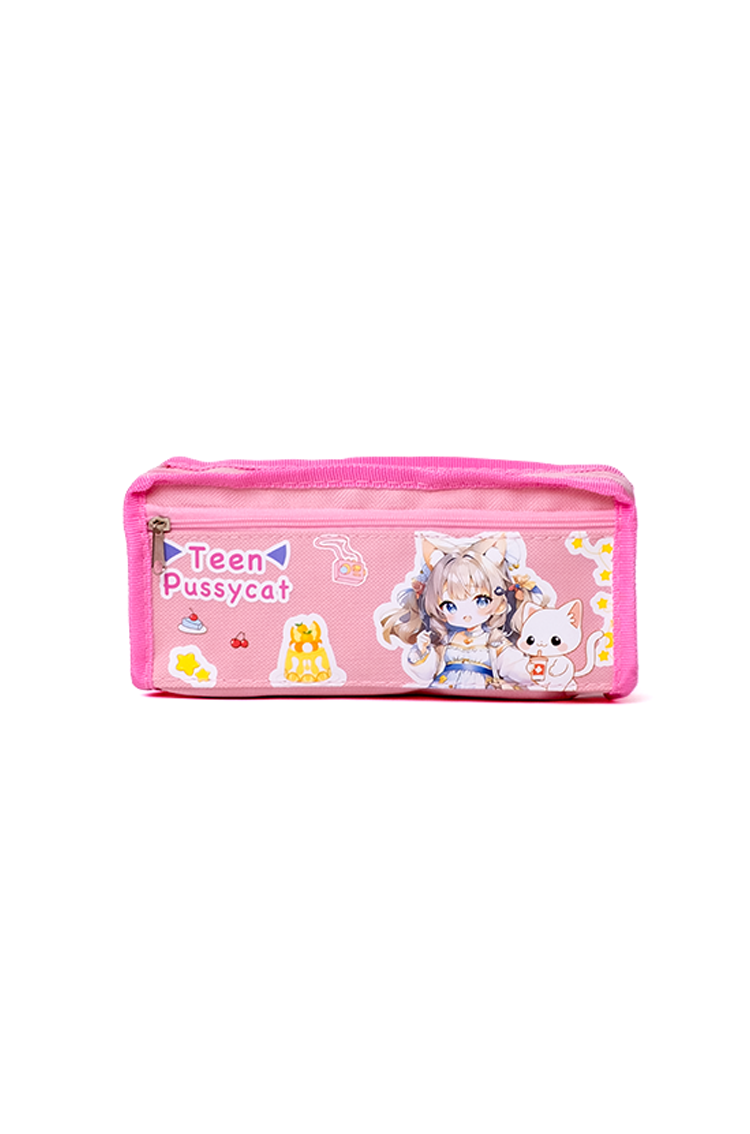 Fabric Pencil Case Teen Pussycat-code 8574